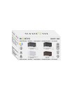 DAVOS * APLIQUE EXTERIOR LED* 4*6W 4000K NEGRO ARENADO